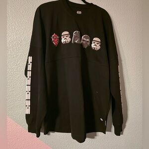 Star Wars Black Graphic Long Sleeve dark side jersey size XL